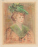 Dame med grön hatt - Pierre-Auguste Renoir — vy av konstverket