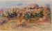 Landskap La Gaude - Pierre-Auguste Renoir — vy av konstverket
