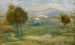 Landskap med hus i Cagnes-sur-Mer - Pierre-Auguste Renoir — vy av konstverket