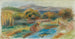 Laveuse dans un paysage - Pierre-Auguste Renoir — vy av konstverket
