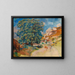Le Grand Arbre au Bord de la Route - Pierre-Auguste Renoir — inramlat konstverk på väggen