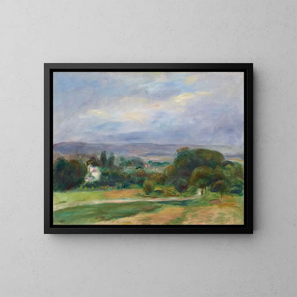 Le Sentier - Pierre-Auguste Renoir — inramlat konstverk på väggen