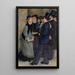 La Sortie du conservatoire - Pierre-Auguste Renoir — inramlat konstverk på väggen