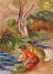 Les Laveuses - Pierre-Auguste Renoir — vy av konstverket
