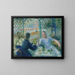 Frukost på restaurang Fournaise - Pierre-Auguste Renoir — inramlat konstverk på väggen