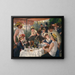 Frukost för kanotisterna - Pierre-Auguste Renoir — inramlat konstverk på väggen
