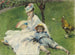 Madame Monet et son fils - Pierre-Auguste Renoir — vy av konstverket