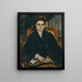 Madame Édouard Bernier Marie-Octavie-Stéphanie Laurens 1838-1920 - Pierre-Auguste Renoir — inramlat konstverk på väggen
