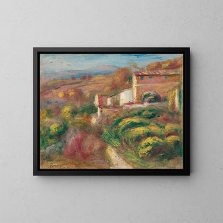 Maison de la Poste - Pierre-Auguste Renoir — inramlat konstverk på väggen