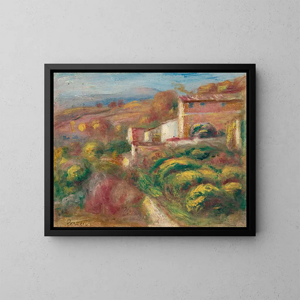 Maison de la Poste - Pierre-Auguste Renoir — inramlat konstverk på väggen