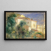 Maison de la Poste Cagnes - Pierre-Auguste Renoir — inramlat konstverk på väggen