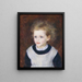 Marguerite-Thérèse Margot Bérard 1874-1956 - Pierre-Auguste Renoir — inramlat konstverk på väggen