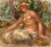 Nu sittande - Pierre-Auguste Renoir — vy av konstverket