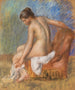 Nu au fauteuil - Pierre-Auguste Renoir — vy av konstverket