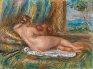 Odalisque liggande - Pierre-Auguste Renoir — vy av konstverket