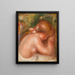 Nude Torso of Young Girl Torse nu de jeune fille - Pierre-Auguste Renoir — inramlat konstverk på väggen
