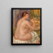 Nu de dos - Pierre-Auguste Renoir — inramlat konstverk på väggen