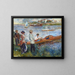 Rameurs à Chatou - Pierre-Auguste Renoir — inramlat konstverk på väggen