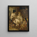 Parisiennes in Algerian Costume or Harem - Pierre-Auguste Renoir — inramlat konstverk på väggen