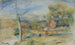 Landskap nära Cagnes - Pierre-Auguste Renoir — vy av konstverket