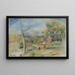 Landskap nära Cagnes - Pierre-Auguste Renoir — inramlat konstverk på väggen