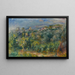 Landskap i Provence, Cagnes - Pierre-Auguste Renoir — inramlat konstverk på väggen