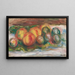 Päron och plommon - Pierre-Auguste Renoir — inramlat konstverk på väggen