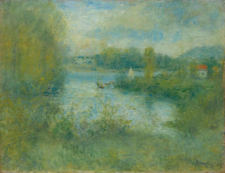 Petit bras de la Seine à Argenteuil - Pierre-Auguste Renoir — vy av konstverket