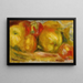 liten stilleben - Pierre-Auguste Renoir — inramlat konstverk på väggen