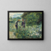 Cueillir des fleurs - Pierre-Auguste Renoir — inramlat konstverk på väggen