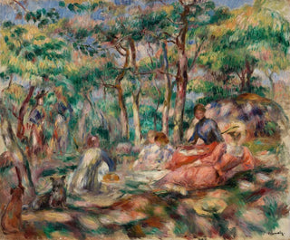 Frukost i det gröna - Pierre-Auguste Renoir — vy av konstverket