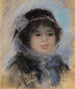 Porträtt av kvinna - Pierre-Auguste Renoir — vy av konstverket