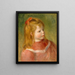 Portrait de Jean - Pierre-Auguste Renoir — inramlat konstverk på väggen