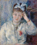 Portrait of Mademoiselle Marie Murer Portrait de Mademoiselle Marie Murer - Pierre-Auguste Renoir — vy av konstverket