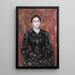 Mme Paulin - Pierre-Auguste Renoir — inramlat konstverk på väggen