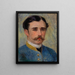 porträtt av en man Monsieur Charpentier - Pierre-Auguste Renoir — inramlat konstverk på väggen