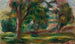 Prairie et arbres - Pierre-Auguste Renoir — vy av konstverket