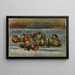 Reines-Claudes - Pierre-Auguste Renoir — inramlat konstverk på väggen