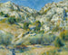 Rochers à l'Estaque - Pierre-Auguste Renoir — vy av konstverket