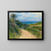 Route de Berneval - Pierre-Auguste Renoir — inramlat konstverk på väggen