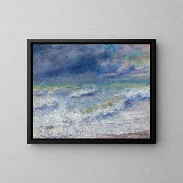 Marine - Pierre-Auguste Renoir — inramlat konstverk på väggen