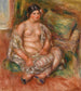 Seated Odalisque Odalisque assise - Pierre-Auguste Renoir — vy av konstverket