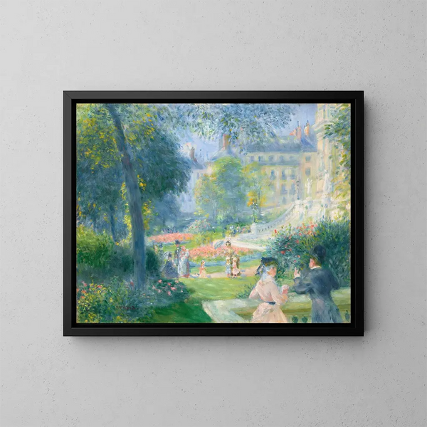 Square de la Trinité - Pierre-Auguste Renoir — inramlat konstverk på väggen