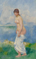 den stående badande - Pierre-Auguste Renoir — vy av konstverket