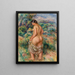 Standing Bather Baigneuse debout - Pierre-Auguste Renoir — inramlat konstverk på väggen