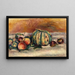Naturtavla med melon - Pierre-Auguste Renoir — inramlat konstverk på väggen