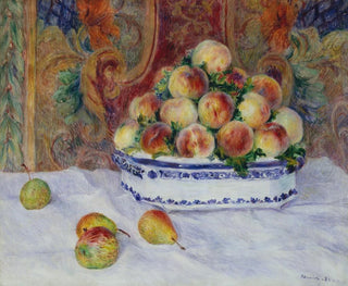 Naturtavla med persikor - Pierre-Auguste Renoir — vy av konstverket