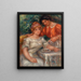 L'heure du thé - Pierre-Auguste Renoir — inramlat konstverk på väggen