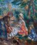 Le Vendeur de pommes - Pierre-Auguste Renoir — vy av konstverket