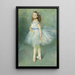 La Danseuse - Pierre-Auguste Renoir — inramlat konstverk på väggen